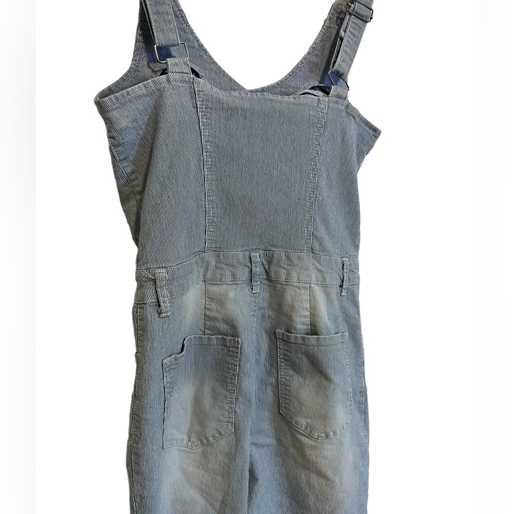 CI SONO Light Blue Wash Straight Leg Overalls - Picture 5 of 7